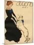 Lady Dance with Dog-null-Mounted Photographic Print