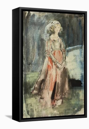 Lady Davina Lytton-Ambrose Mcevoy-Framed Stretched Canvas