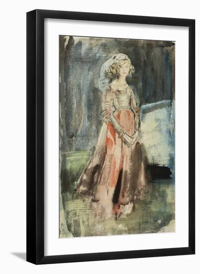 Lady Davina Lytton-Ambrose Mcevoy-Framed Giclee Print