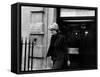 Lady Diana Spencer Princess Diana Goes Shopping - Leaving Coleherne Court Flat November 1980-null-Framed Stretched Canvas