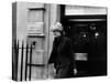 Lady Diana Spencer Princess Diana Goes Shopping - Leaving Coleherne Court Flat November 1980-null-Stretched Canvas