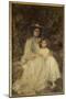 Lady Dickson-Poynder and Her Daughter Joan, C.1905 (Oil on Canvas)-James Jebusa Shannon-Mounted Giclee Print