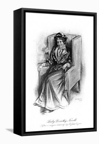 Lady Dorothy Nevill-Jules Cayron-Framed Stretched Canvas