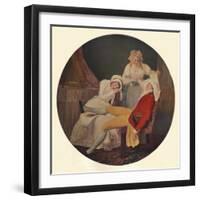 'Lady Easy's Steinkirk: A Scene from 'The Fearless Husband' by Colley Cibber (Act V, Scene 5)'-Francis Wheatley-Framed Giclee Print