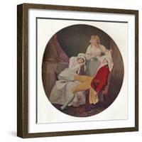 'Lady Easy's Steinkirk: A Scene from The Fearless Husband by Colley Cibber', c1790-Francis Wheatley-Framed Giclee Print