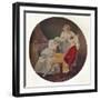 'Lady Easy's Steinkirk: A Scene from The Fearless Husband by Colley Cibber', c1790-Francis Wheatley-Framed Giclee Print