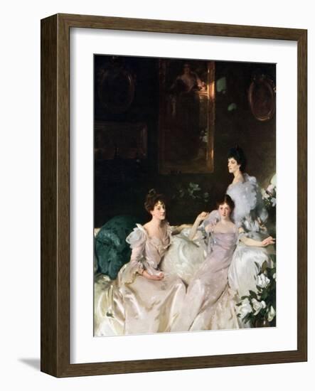 Lady Elcho, Mrs Tennant and Mrs Adeane, 1926-John Singer Sargent-Framed Giclee Print