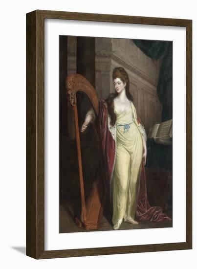 Lady Elisabeth Craven - Portrait of Elizabeth, Baroness Craven (1750-1828), Later Margravine of Bra-Thomas Beach-Framed Giclee Print