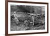 Lady Elizabeth Bowes-Lyon and the Duke of York at Her Hertfordshire Home Near Welwyn, 1923-null-Framed Giclee Print