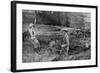 Lady Elizabeth Bowes-Lyon and the Duke of York at Her Hertfordshire Home Near Welwyn, 1923-null-Framed Giclee Print