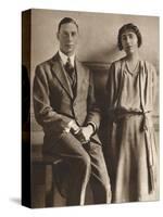 Lady Elizabeth Bowes Lyon and the Duke of York Upon the Announcement of their Engagement, 1923-Vandyk-Stretched Canvas