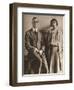 Lady Elizabeth Bowes Lyon and the Duke of York Upon the Announcement of their Engagement, 1923-Vandyk-Framed Photographic Print