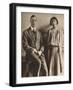 Lady Elizabeth Bowes Lyon and the Duke of York Upon the Announcement of their Engagement, 1923-Vandyk-Framed Photographic Print