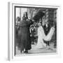 Lady Elizabeth Bowes-Lyon on Her Way to Be Married at Westminster Abbey, 26 April 1923-null-Framed Giclee Print