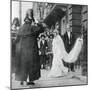 Lady Elizabeth Bowes-Lyon on Her Way to Be Married at Westminster Abbey, 26 April 1923-null-Mounted Giclee Print