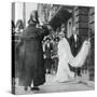 Lady Elizabeth Bowes-Lyon on Her Way to Be Married at Westminster Abbey, 26 April 1923-null-Stretched Canvas