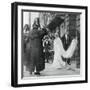 Lady Elizabeth Bowes-Lyon on Her Way to Be Married at Westminster Abbey, 26 April 1923-null-Framed Giclee Print