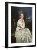 Lady Elizabeth Hamilton, Countess of Derby-George Romney-Framed Art Print