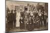 'Lady Elizabeth with Countess of Strathmore and convalescent wounded soldiers', 1916-Unknown-Mounted Photographic Print