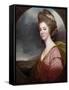 Lady Emilia Kerr-George Romney-Framed Stretched Canvas