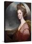 Lady Emilia Kerr-George Romney-Stretched Canvas