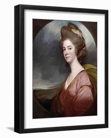 Lady Emilia Kerr-George Romney-Framed Giclee Print