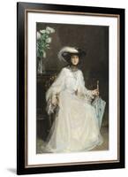 Lady Evelyn Farquhar-Sir John Lavery-Framed Premium Giclee Print