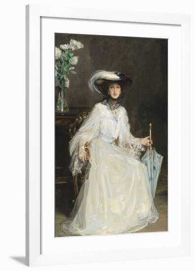 Lady Evelyn Farquhar-Sir John Lavery-Framed Premium Giclee Print