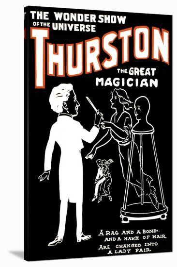 Lady Fair: Thurston the Great Magician the Wonder Show of the Universe-null-Stretched Canvas