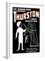 Lady Fair: Thurston the Great Magician the Wonder Show of the Universe-null-Framed Art Print