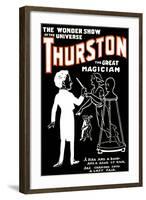 Lady Fair: Thurston the Great Magician the Wonder Show of the Universe-null-Framed Art Print