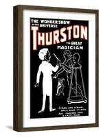 Lady Fair: Thurston the Great Magician the Wonder Show of the Universe-null-Framed Art Print