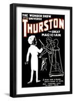 Lady Fair: Thurston the Great Magician the Wonder Show of the Universe-null-Framed Art Print