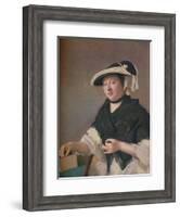 'Lady Fawkener', c1760-Jean-Etienne Liotard-Framed Giclee Print