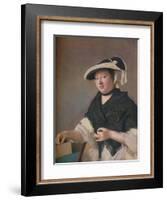 'Lady Fawkener', c1760-Jean-Etienne Liotard-Framed Giclee Print