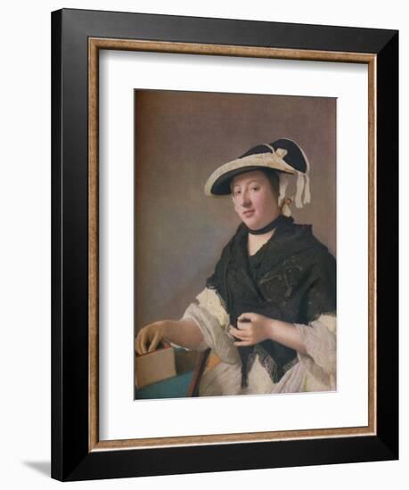 'Lady Fawkener', c1760-Jean-Etienne Liotard-Framed Giclee Print