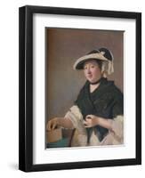 'Lady Fawkener', c1760-Jean-Etienne Liotard-Framed Giclee Print