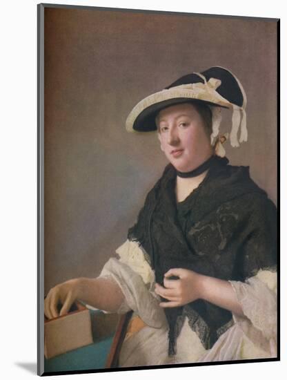 'Lady Fawkener', c1760-Jean-Etienne Liotard-Mounted Giclee Print