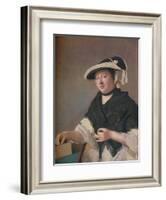 'Lady Fawkener', c1760-Jean-Etienne Liotard-Framed Giclee Print