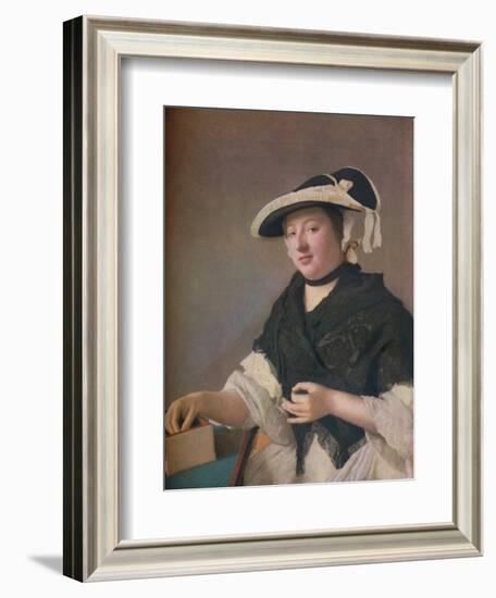 'Lady Fawkener', c1760-Jean-Etienne Liotard-Framed Giclee Print