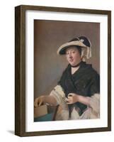 'Lady Fawkener', c1760-Jean-Etienne Liotard-Framed Giclee Print