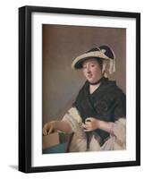 'Lady Fawkener', c1760-Jean-Etienne Liotard-Framed Giclee Print