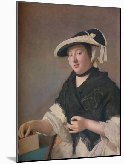 'Lady Fawkener', c1760-Jean-Etienne Liotard-Mounted Giclee Print