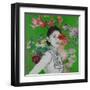 Lady Florals I-Sandra Iafrate-Framed Art Print