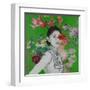 Lady Florals I-Sandra Iafrate-Framed Art Print