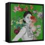 Lady Florals I-Sandra Iafrate-Framed Stretched Canvas