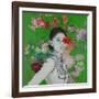 Lady Florals I-Sandra Iafrate-Framed Art Print