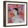 Lady Florals II-Sandra Iafrate-Framed Art Print