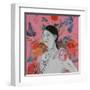 Lady Florals II-Sandra Iafrate-Framed Art Print