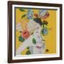 Lady Florals III-Sandra Iafrate-Framed Art Print